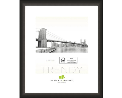Bubola&Naibo Picture frame wood TRENDY black 50x60 cm