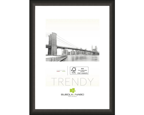 Bubola&Naibo Picture frame wood TRENDY black 50x70 cm