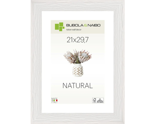 Bubola&Naibo Picture frame wood TRENDY white 21x29.7 cm (DIN A4)