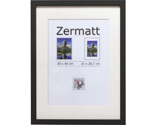 The Wall Picture frame wood Zermatt black 30x40 cm