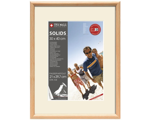 The Wall Picture frame, plastic, beech finish, 30x40 cm