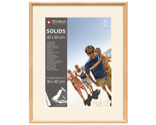 The Wall Picture frame, plastic, beech finish, 40x50 cm
