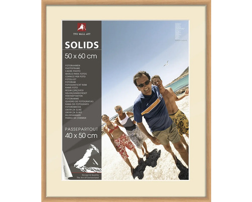 The Wall Picture frame, plastic, beech finish, 50x60 cm