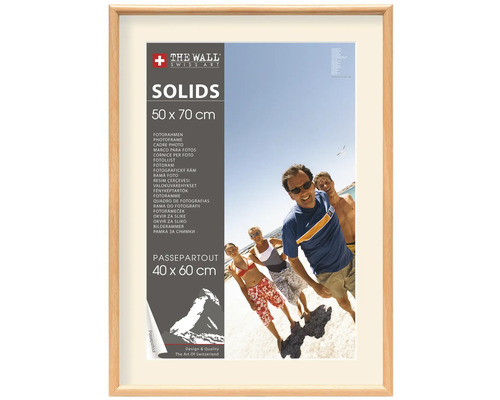 The Wall Picture frame, plastic, beech finish, 50x70 cm