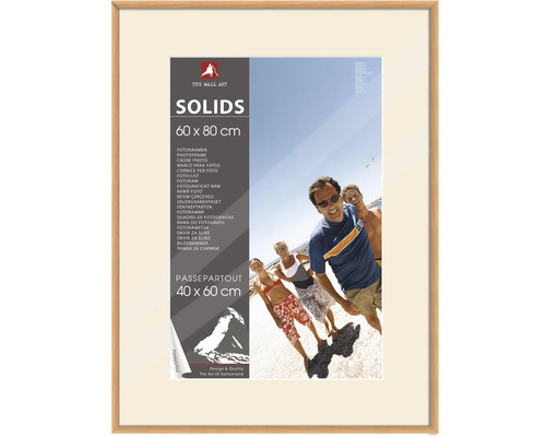 The Wall Picture frame, plastic, beech finish, 60x80 cm