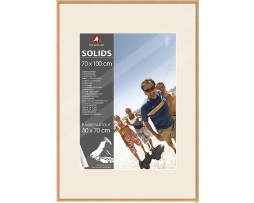 The Wall Picture frame, plastic, beech finish, 70x100 cm