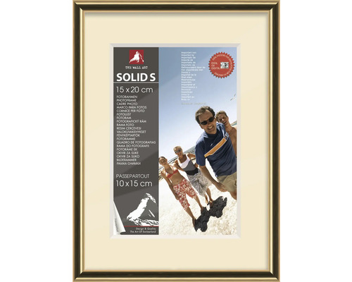 The Wall Photo frame plastic gold 15x20 cm