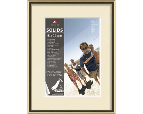 The Wall Photo frame plastic gold 18x24 cm