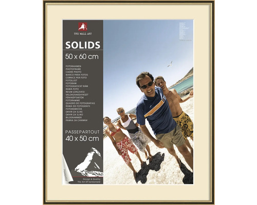 The Wall Photo frame plastic gold 50x60 cm