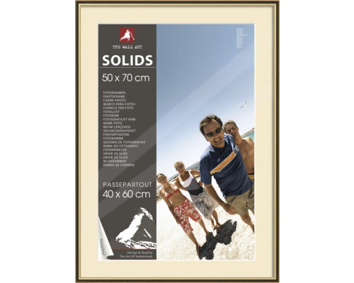 The Wall Photo frame plastic gold 50x70 cm