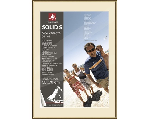 The Wall Photo frame plastic gold 59.4x84 cm (DIN A1)