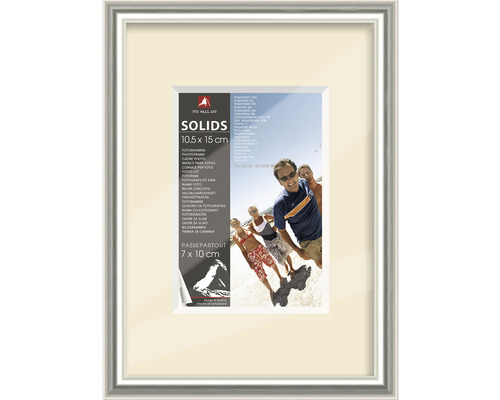 The Wall Silver plastic picture frame 10x15 cm