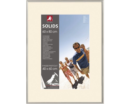 The Wall Silver plastic picture frame 60x80 cm