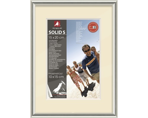 The Wall Photo frame plastic silver light 15x20 cm