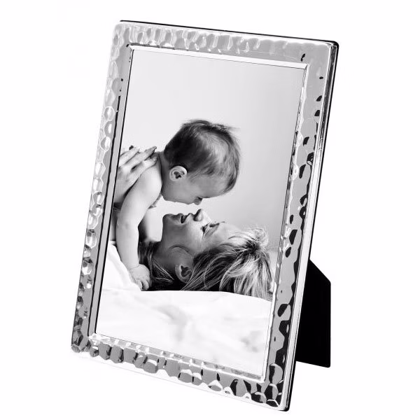 Lars silver-plated hammered picture frame (9x13cm) from Fink