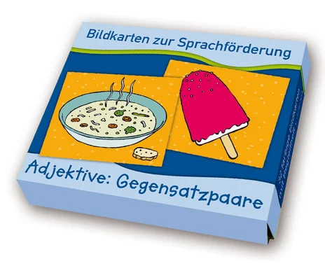 Picture cards for language development: Adjectives: Opposites