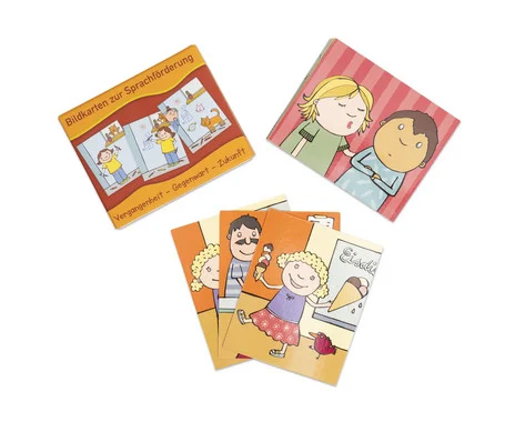 Picture cards for language development: Past - Present - Future