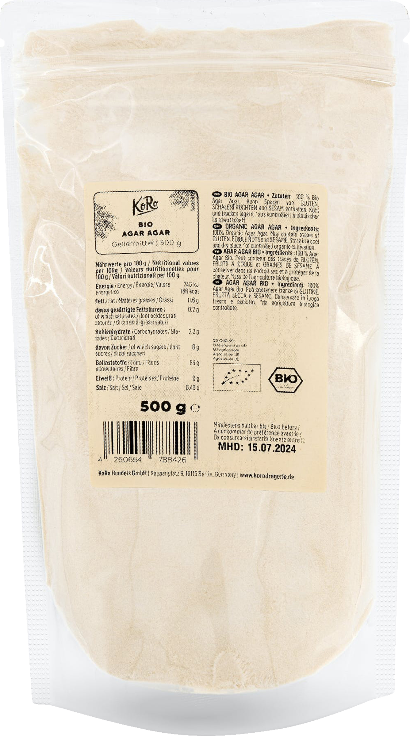 KoRo Organic agar agar