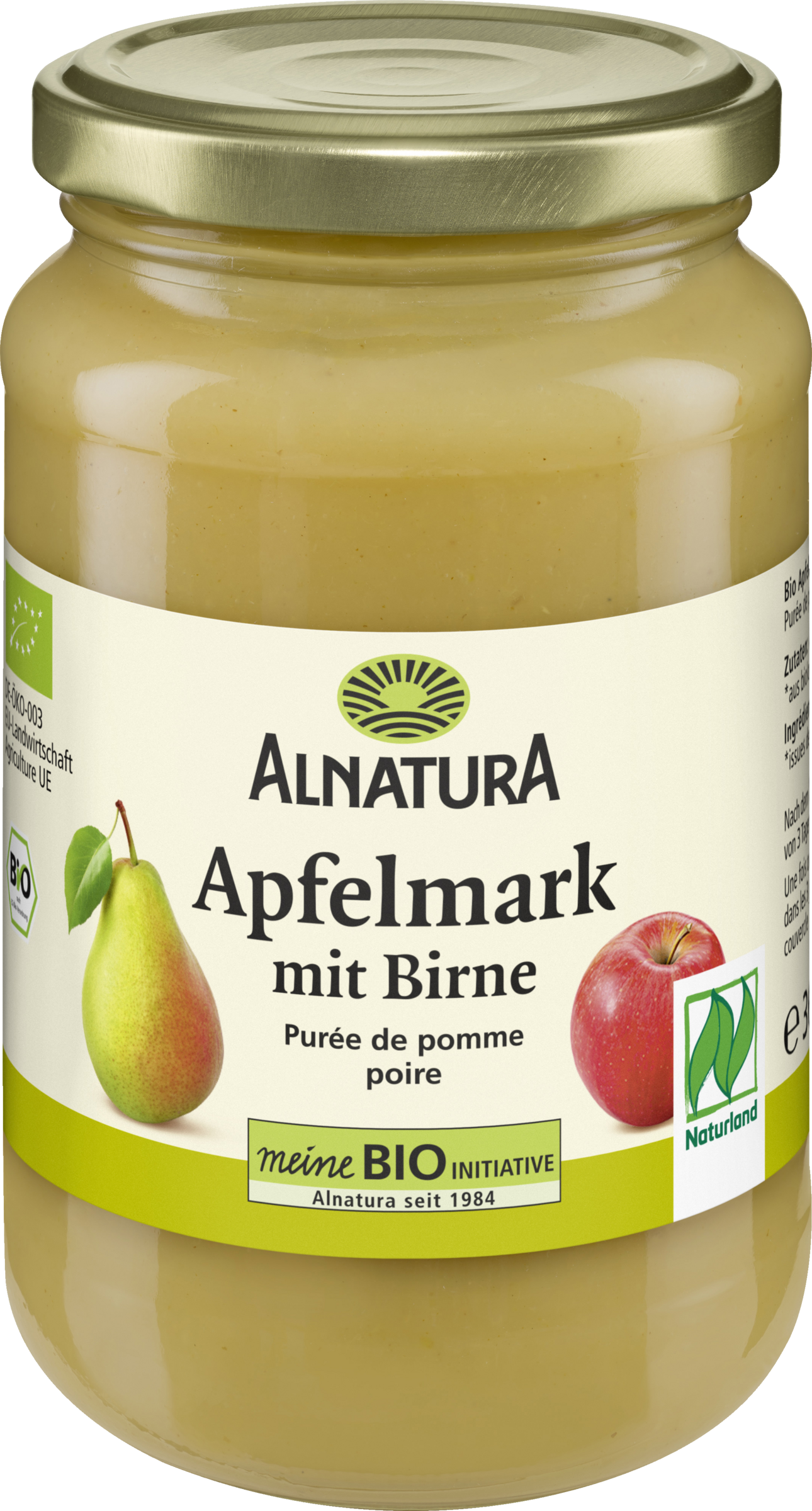 Alnatura Organic apple puree with pear