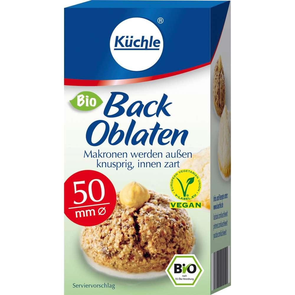 Küchle Organic baking wafers round, 50 mm