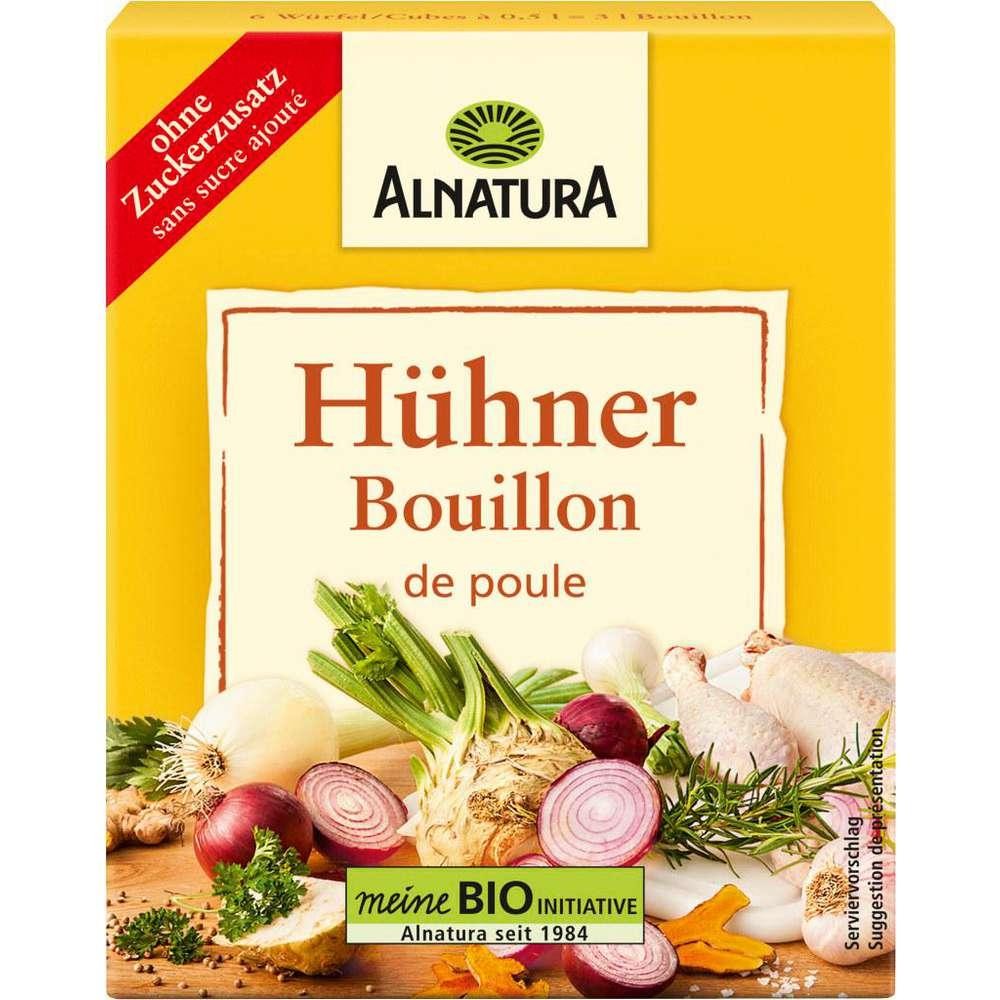 Alnatura Organic stock cubes, chicken bouillon