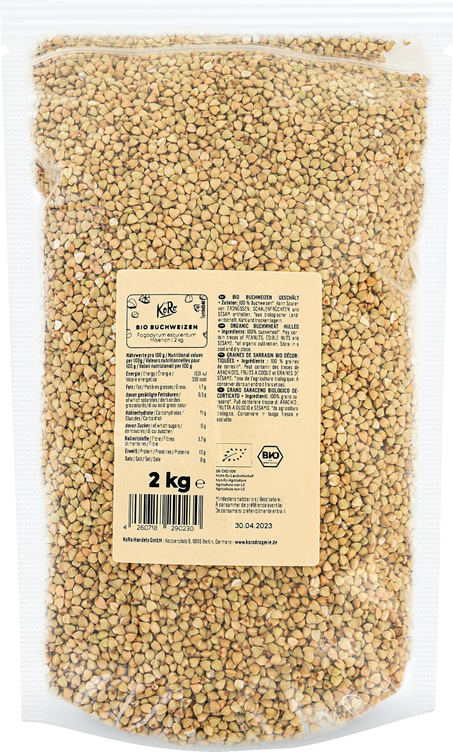 KoRo Organic buckwheat