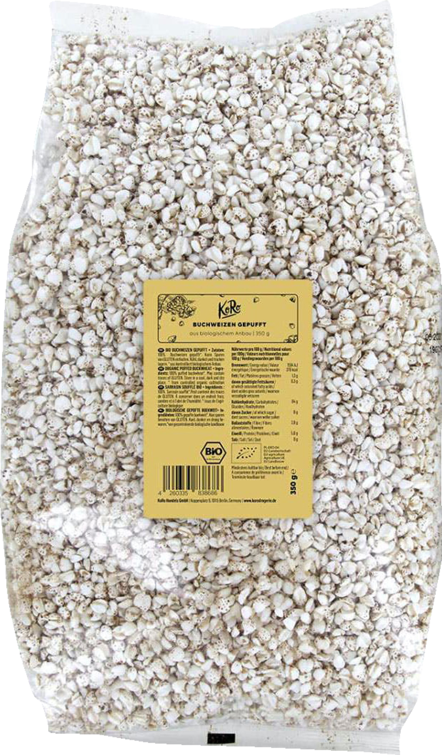 KoRo Organic puffed buckwheat