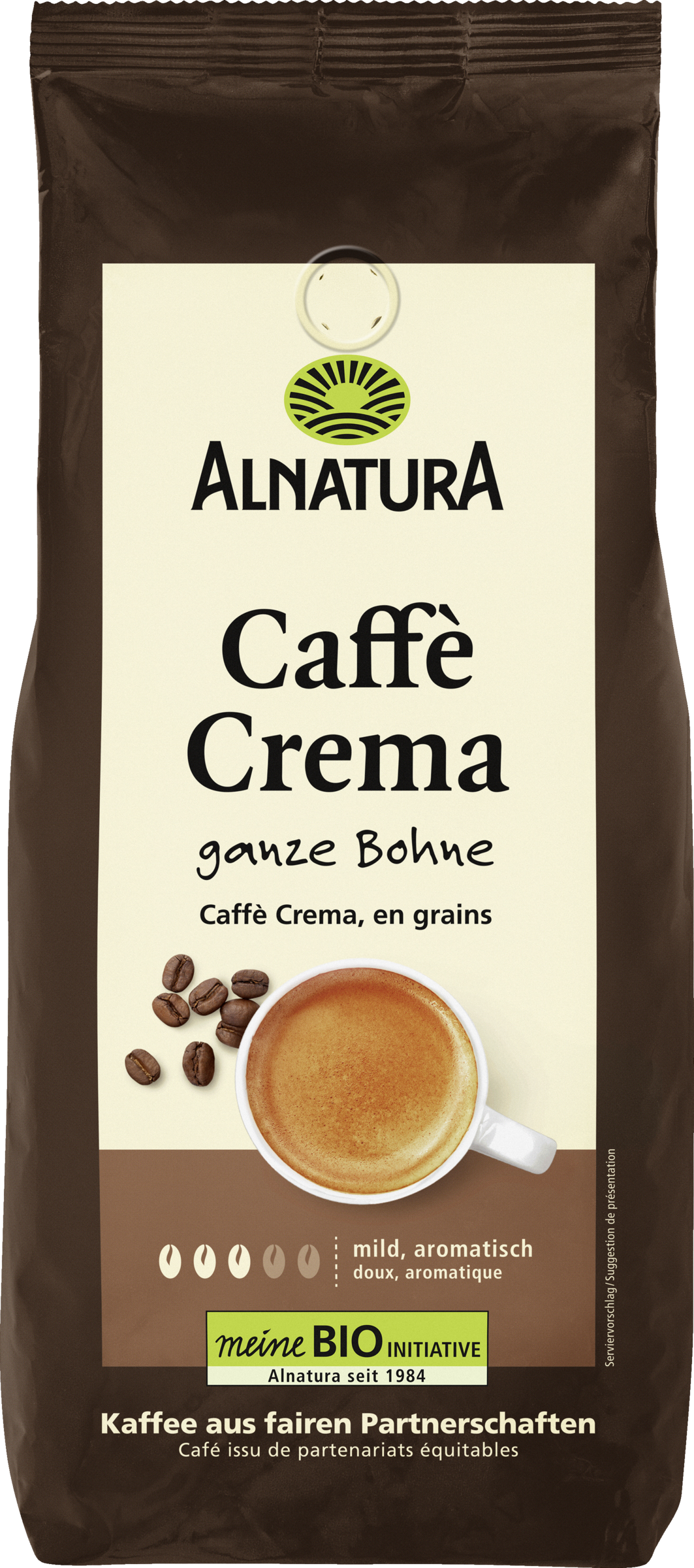 Alnatura Organic Caffè Crema whole bean