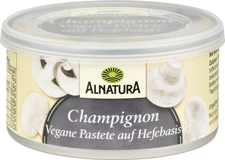 Alnatura Organic mushroom Vegan yeast-based pate