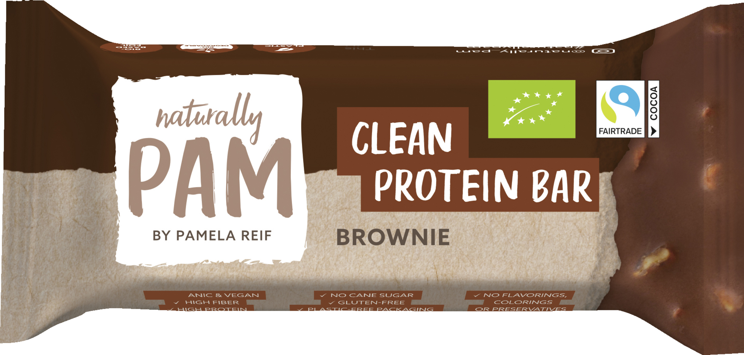 Naturally PAM Bio Clean Protein Bar Brownie
