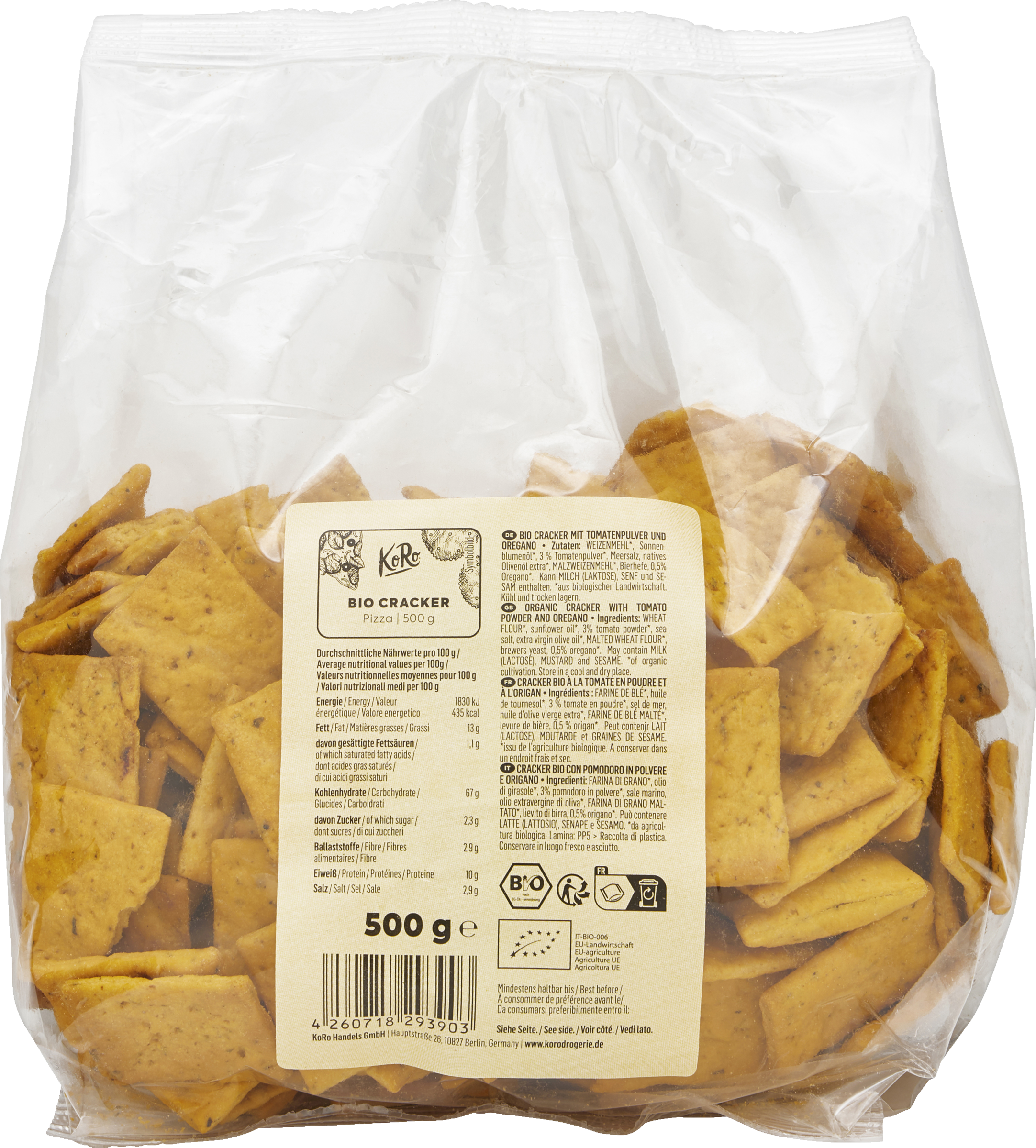 KoRo Bio Cracker Pizza