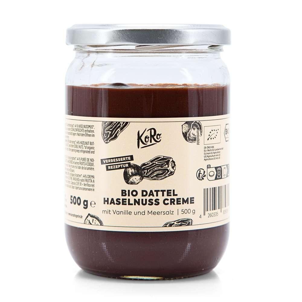 KoRo Organic Date Hazelnut Cream, with Vanilla & Sea Salt