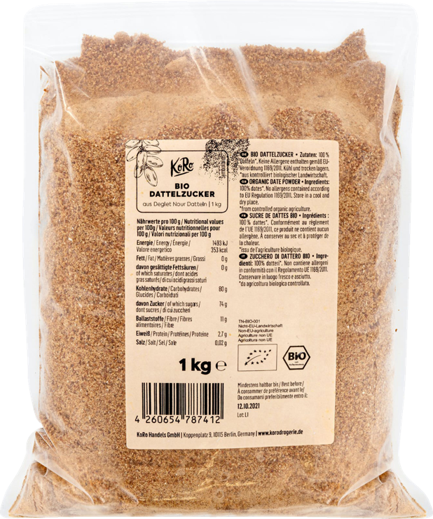 KoRo Organic date sugar