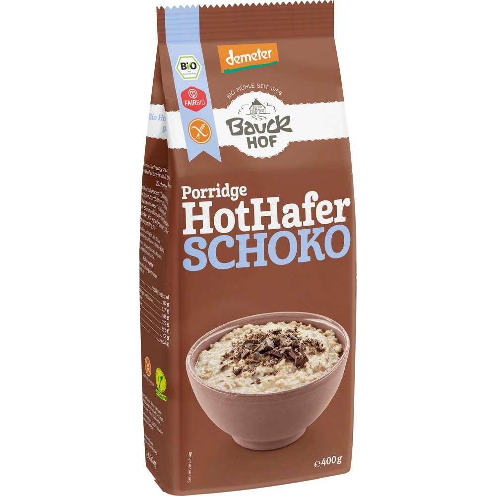 Bauckhof Organic Demeter porridge hot oats, chocolate