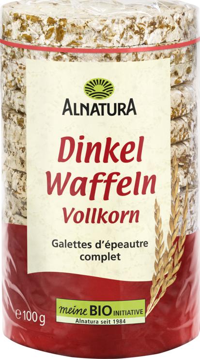 Alnatura Organic whole grain spelled waffles