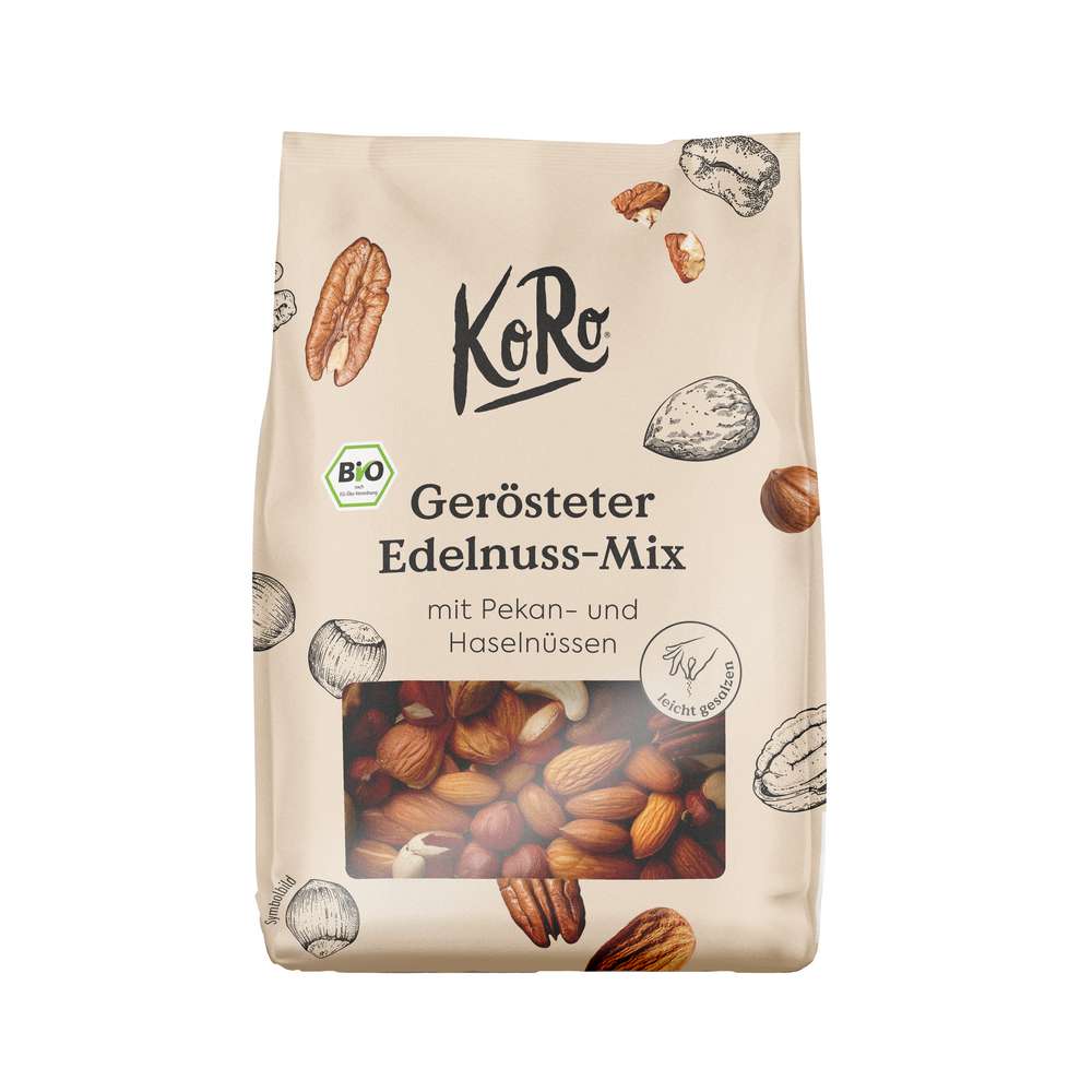 KoRo Organic noble nut mix pecans/hazelnuts