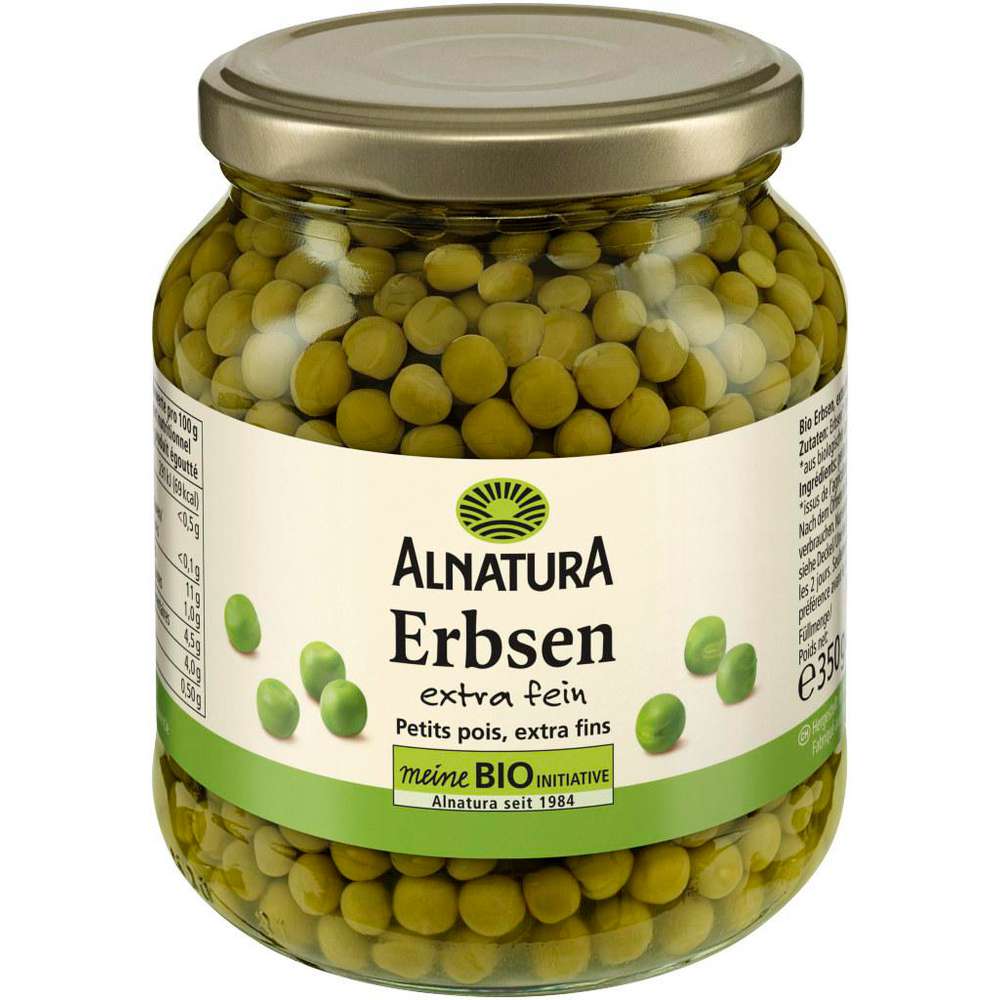 Alnatura Organic peas, extra fine