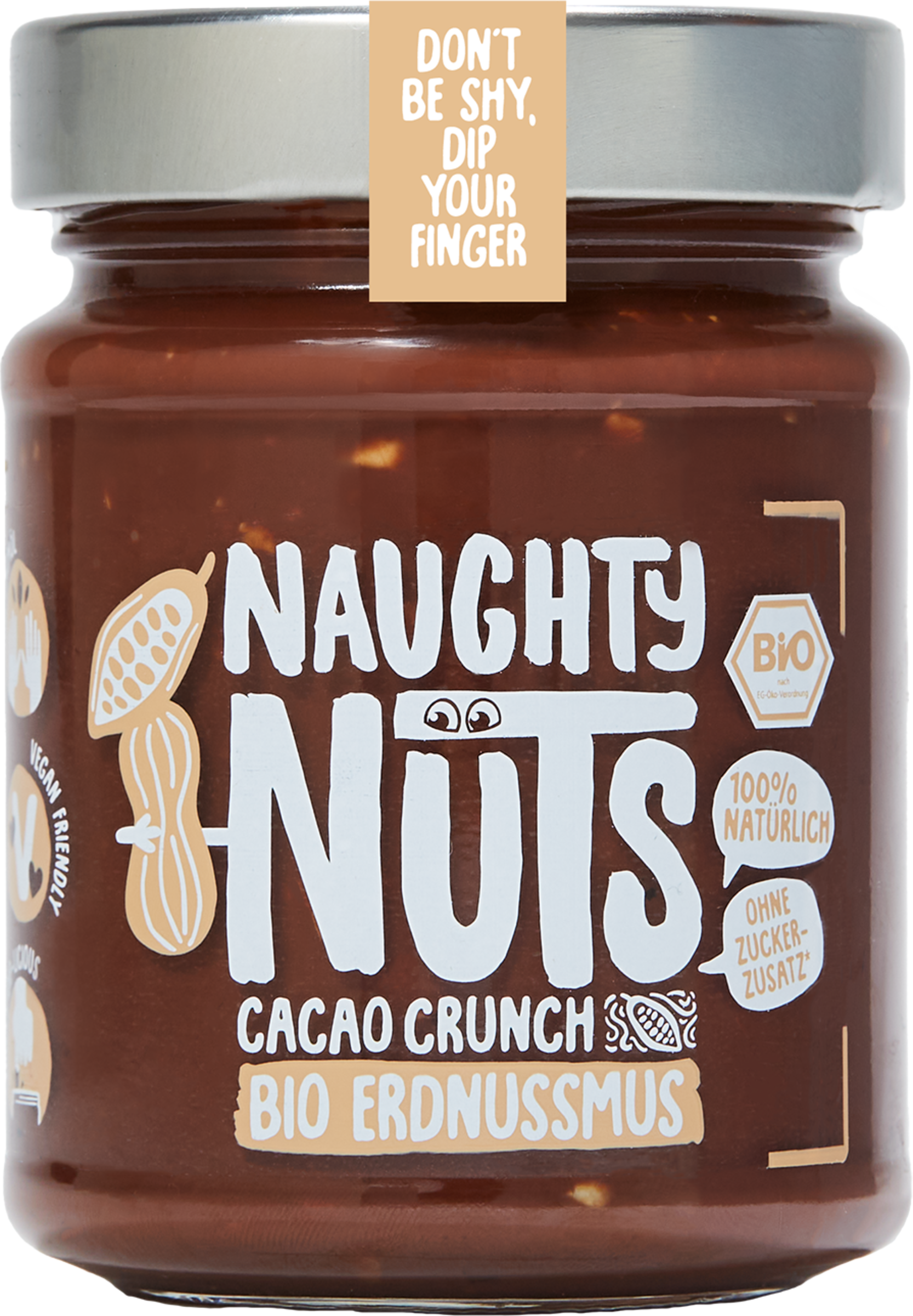 Naughty Nuts Organic Peanut Butter Cacao Crunch