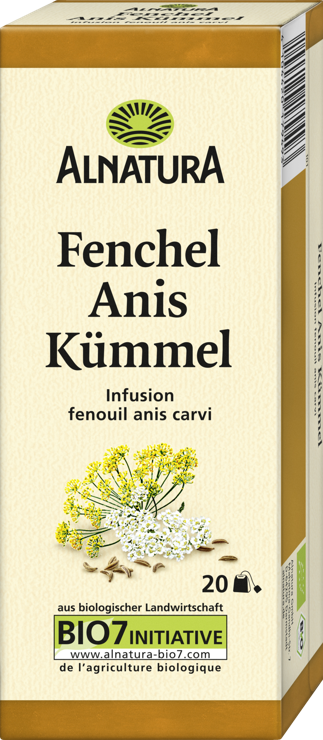 Alnatura Organic Fennel Anise Caraway Tea