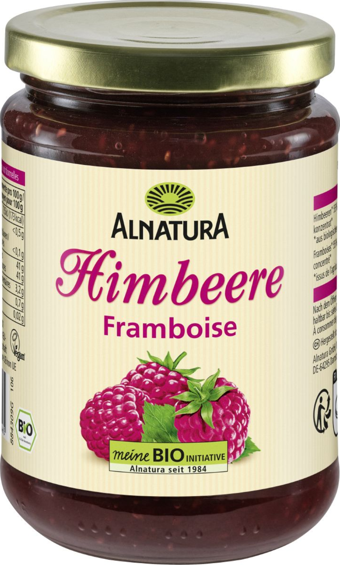 Alnatura Organic fruit spread raspberry