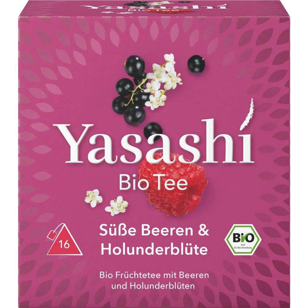 Yasashi Organic Fruit Tea, Sweet Berries & Elderflower