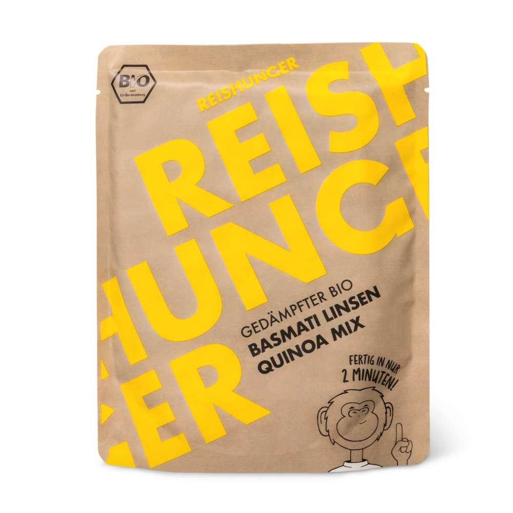 Reishunger Organic Steamed Basmati Lentil-Quinoa Mix