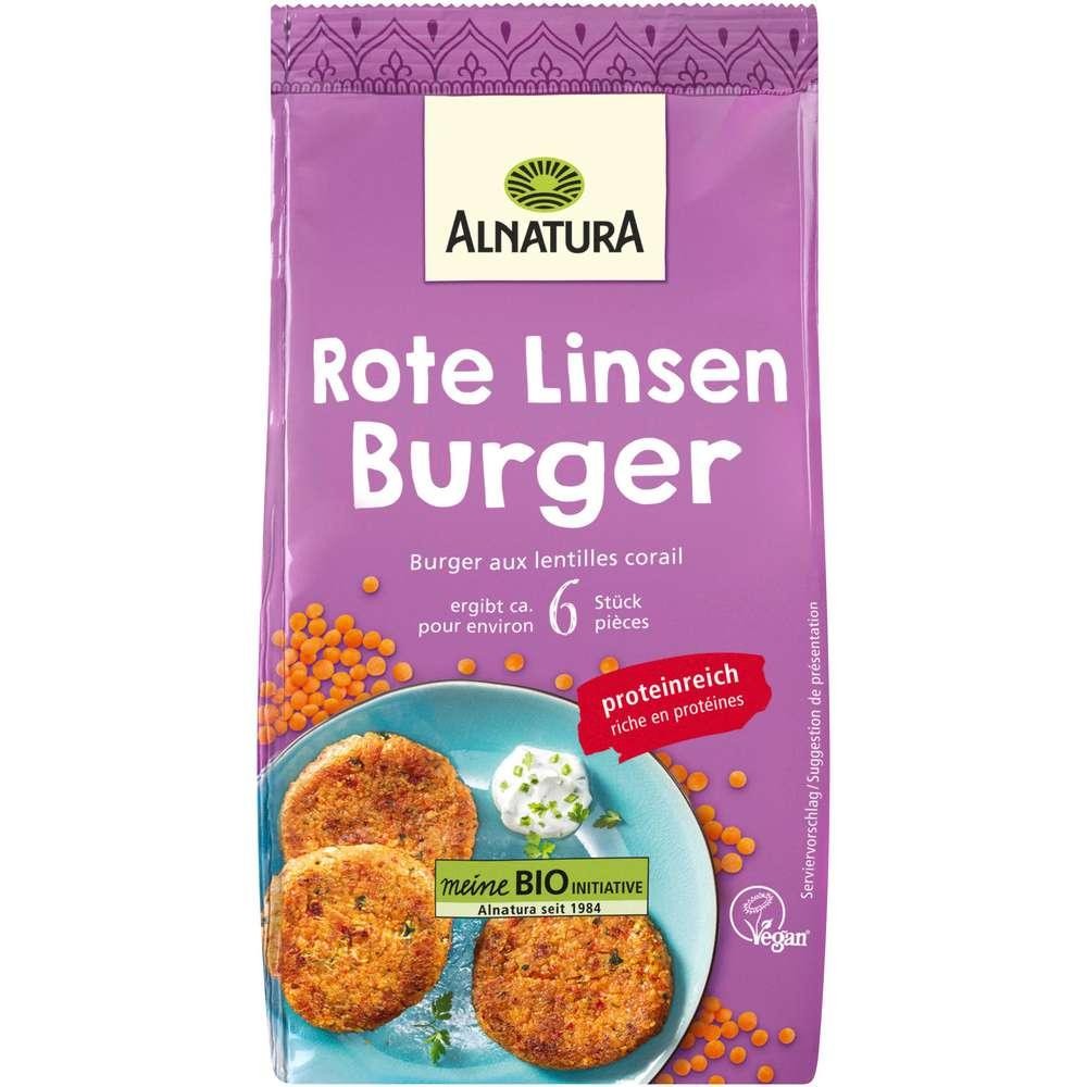 Alnatura Organic vegetable burger, red lentils
