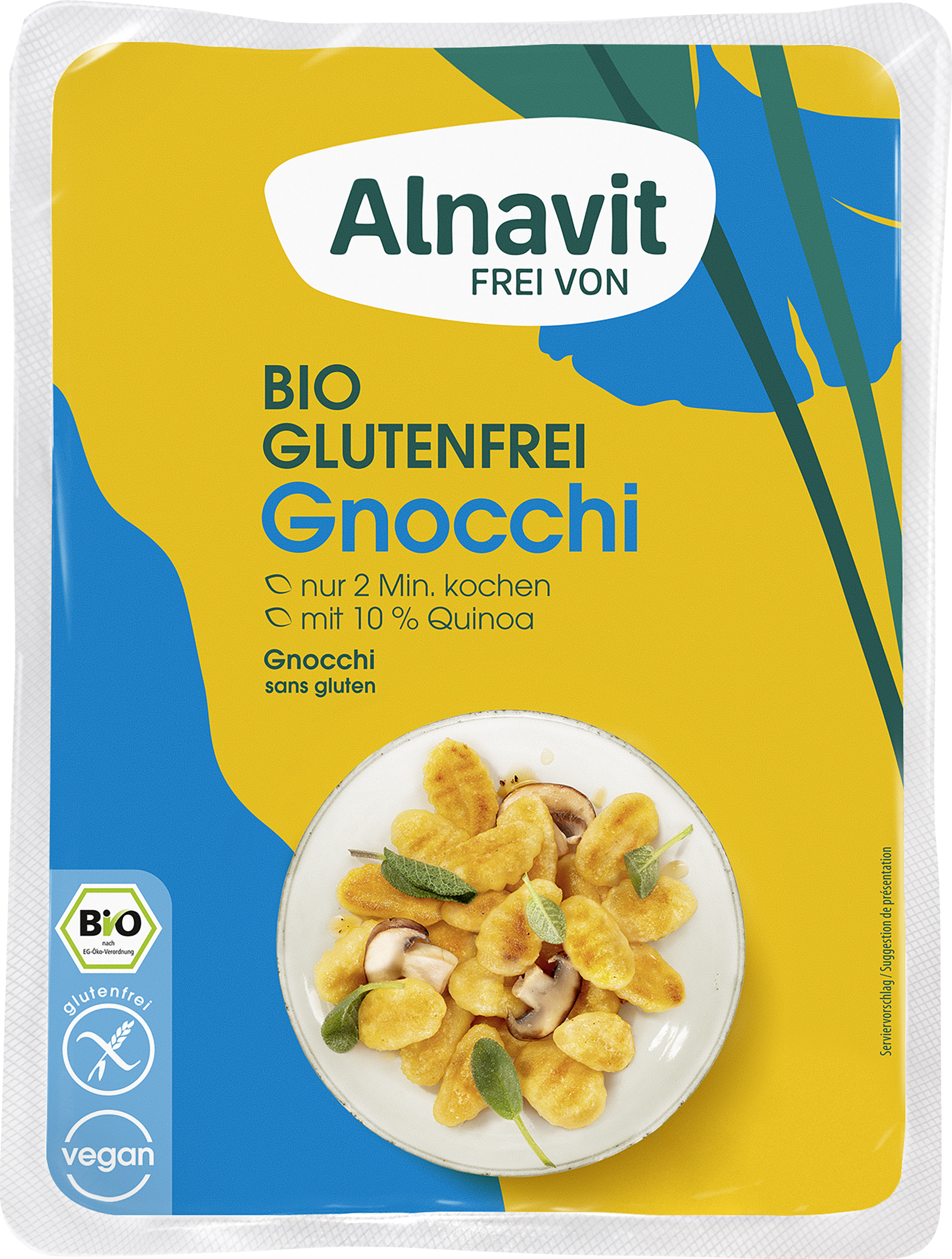 Alnavit Organic gnocchi with quinoa