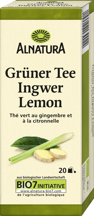 Alnatura Organic Green Tea Ginger Lemon