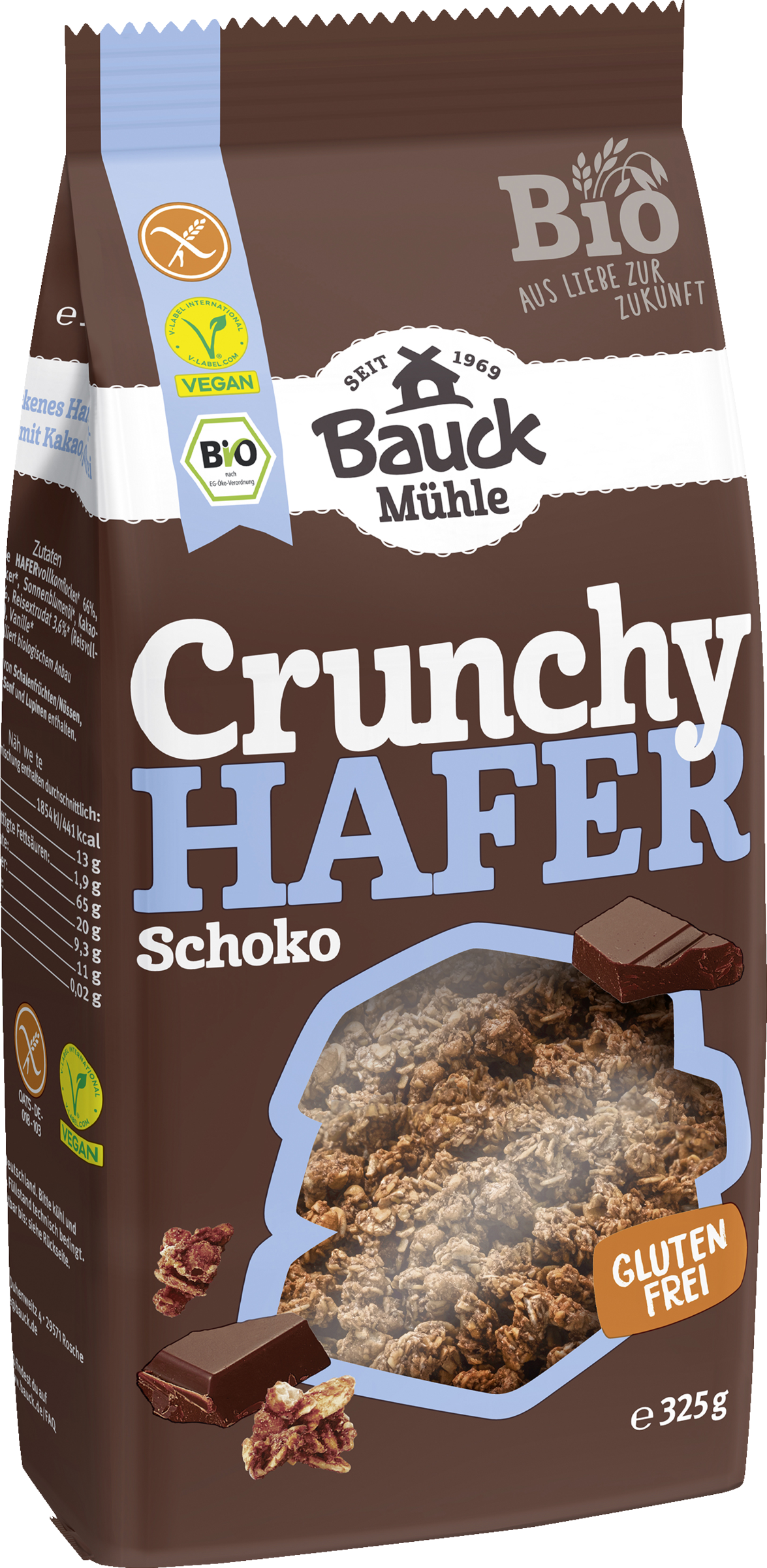 Bauck Mühle Organic Oat Crunchy Chocolate