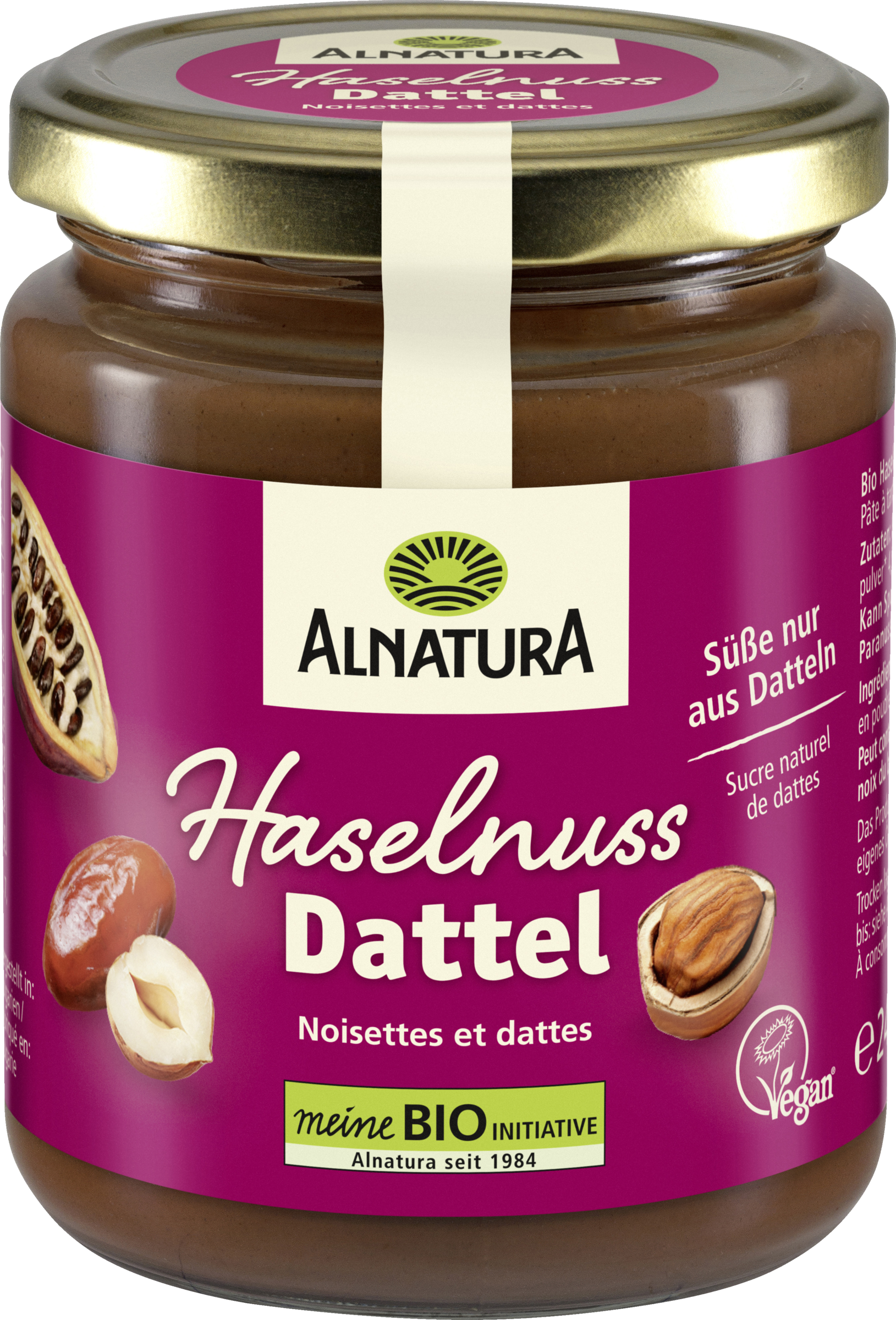 Alnatura Bio hazelnut dattel cream
