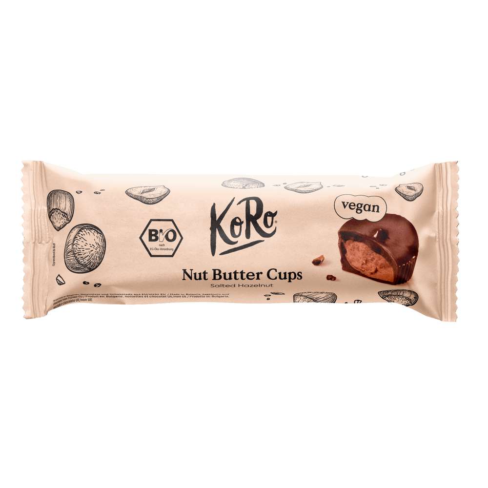 Organic hazelnut bars