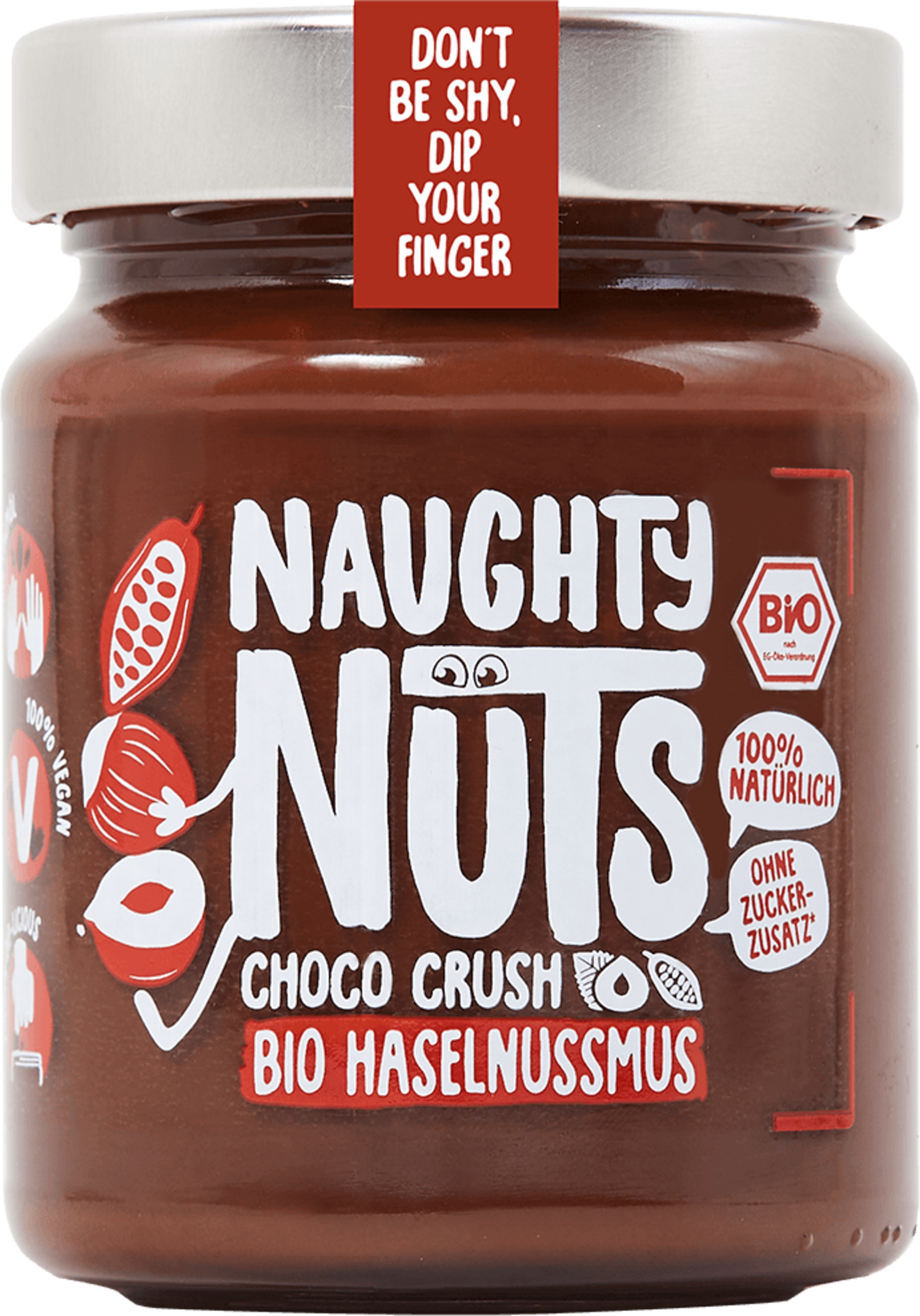 Naughty Nuts Organic hazelnut butter Choco Crush