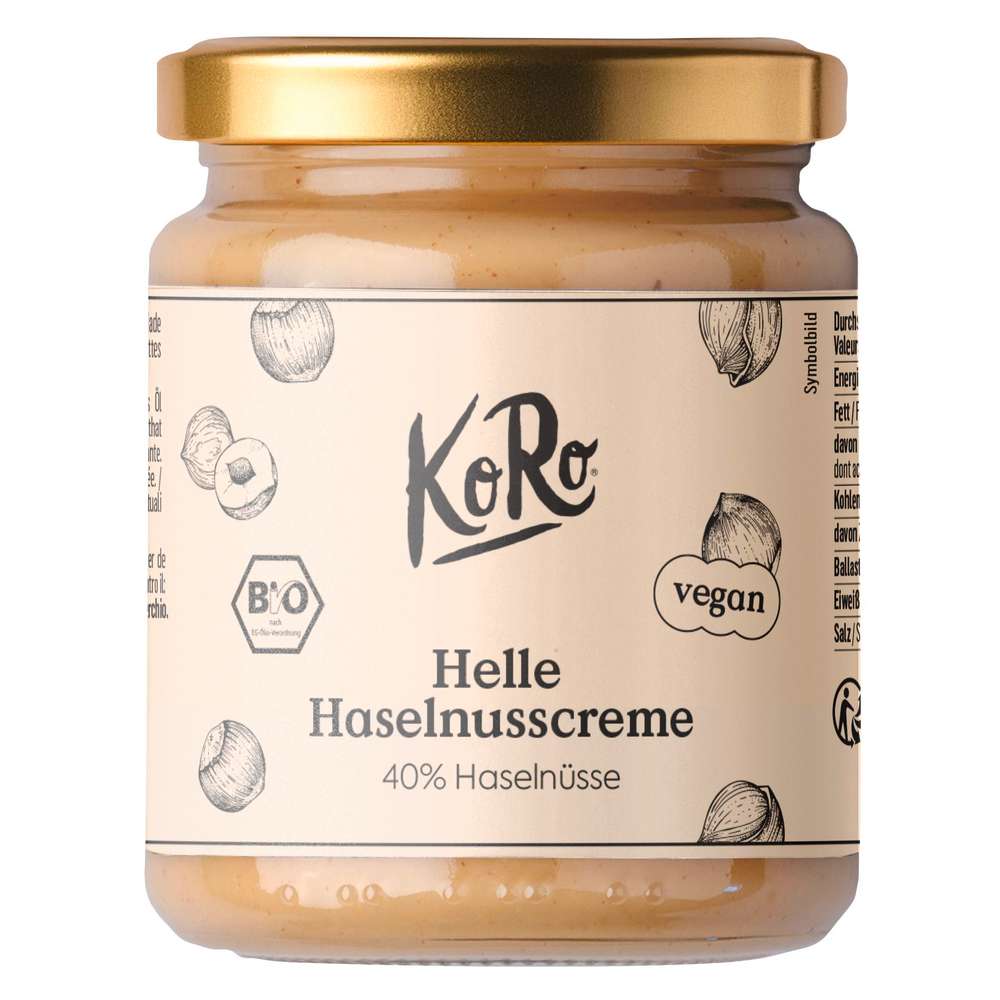 KoRo Organic Light Hazelnut Cream